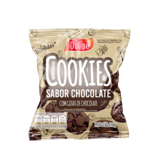 COOKIES SABOR CHOCOLATE COM GOTAS DE CHOCOLATE 110g