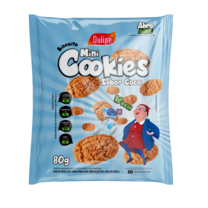 MINI COOKIES SABOR COCO 80G