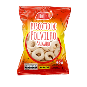 BISCOITO DE POLVILHO SALGADO TRADICIONAL 80g