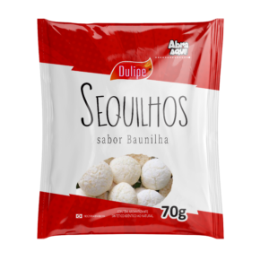 SEQUILHOS SABOR BAUNILHA 70g